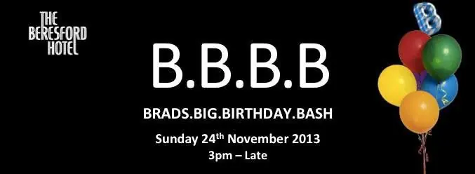 B.B.B.B 2013 invitation